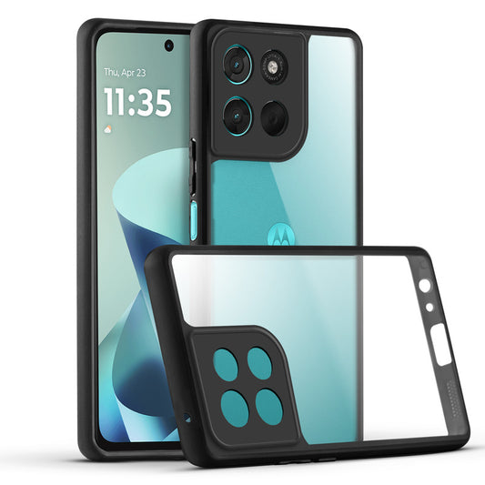 Soft Frame Clear Case For Motorola G57 Power 5G