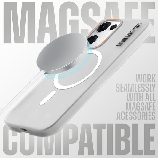 Elegant Colorful Frosted Matte Back With MagSafe Support Back Case For Oppo Reno 13 5G