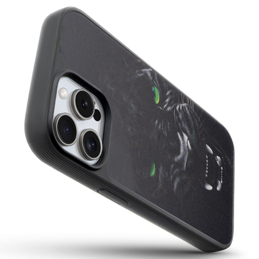 Silicone Textured Frame Printed Hard Back Case For Apple iPhone 15 Pro Max With Raised Camera Bumper