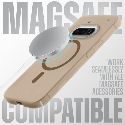 Sleek Frosted Matte Hard Case with MagSafe Support For Nothing Phone 3A 5G
