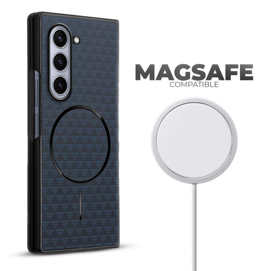 Flexible TPU Back Cover for Samsung Z Fold 5 with MagSafe Support & Unique Printed Designs