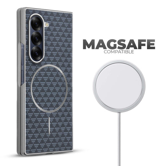 Flexible TPU Back Cover for Samsung Z Fold 6 with MagSafe Support & Unique Printed Designs