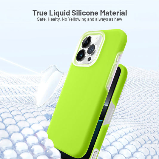 Smooth Touch Soft Silicone Back Case for Apple iPhone 16 Pro Max with Camera Protection for a Sleek and Stylish Look