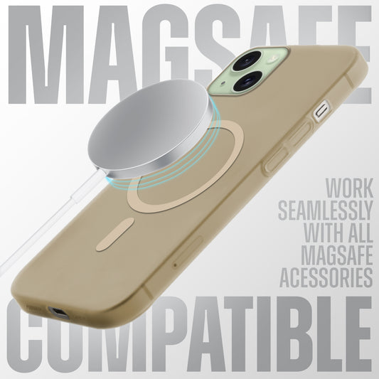 Sleek Frosted Matte Hard Case with MagSafe Support For Apple iPhone 14