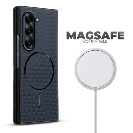 Flexible TPU Back Cover for Samsung Z Fold 6 with MagSafe Support & Unique Printed Designs