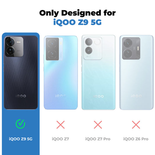 Premium Acrylic Transparent Back Cover for iQOO Z9 5G