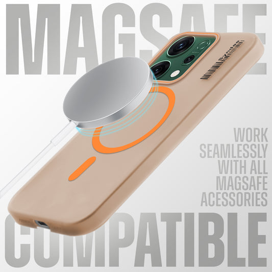 Colorful Frosted Matte MagSafe For Oppo Reno 14 5G