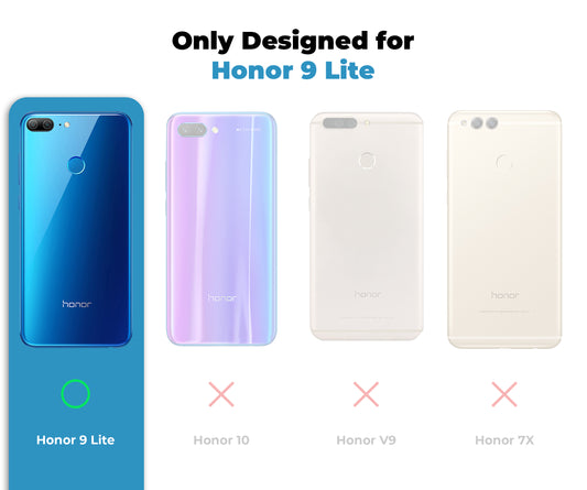 Premium Acrylic Transparent Back Cover for Honor  9 Lite