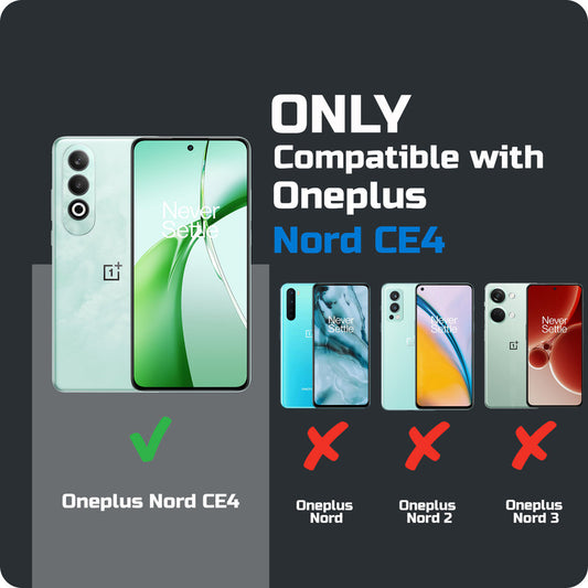 Premium Acrylic Transparent Back Cover for OnePlus Nord CE 4 5G