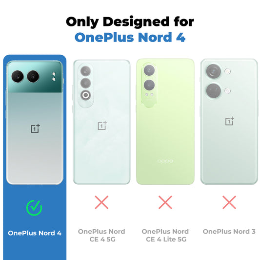 Premium Acrylic Transparent Back Cover for OnePlus Nord 4 5G