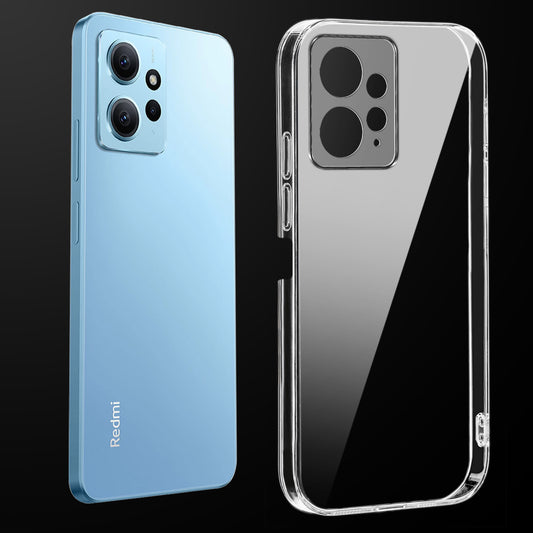 Crystal Clear Hard Anti-Yellow Transparent Back Cover Case For Redmi Note 12 4G