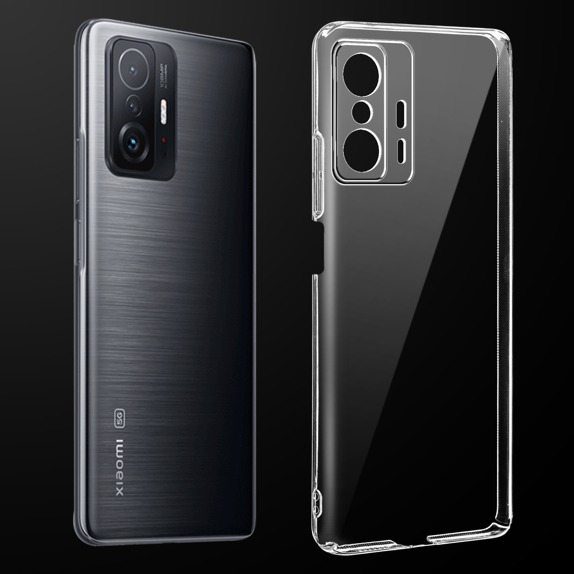 Anti-Yellowing Clear Case For Redmi 11T Pro 5G