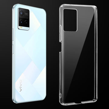 Crystal Clear Hard Anti-Yellow Transparent Back Cover Case For Vivo Y21S