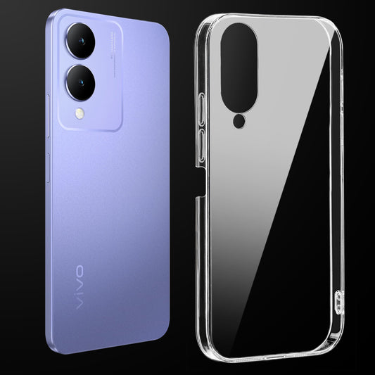 Crystal Clear Hard Back Anti-Yellowing Phone Case For Vivo Y17s