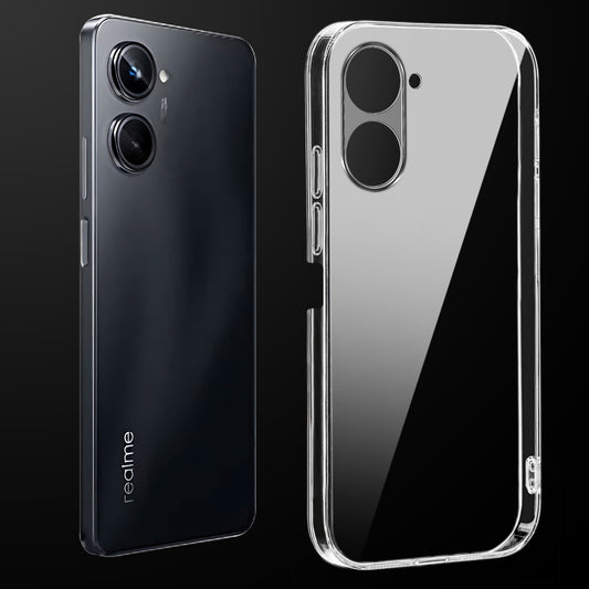 Crystal Clear Hard Anti-Yellow Transparent Back Cover Case For Realme 10 Pro 5G