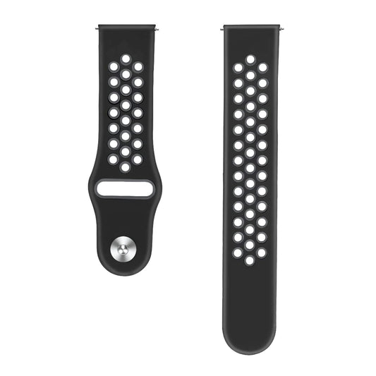 Silicone Watch Strap With Breathable Dotted Dual-Tone Compatible With 20 MM Watch Strap Compatible with Galaxy Watch 7/Galaxy Watch 4 Strap 44mm 40mm /Galaxy Watch 5/Watch 5 Pro/Watch 3 41mm/Active 2 Band(Only Strap)