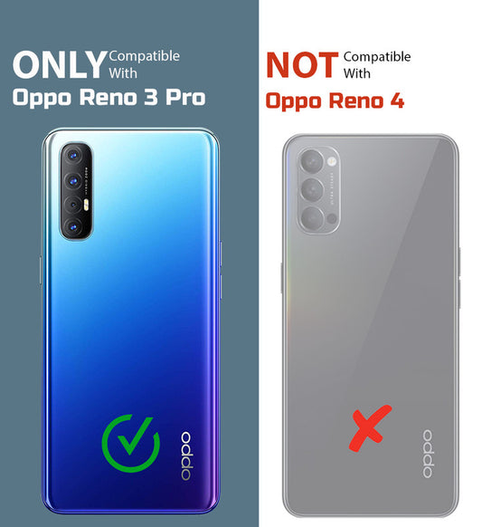 Crystal Clear Hard Back Anti-Yellowing Phone Case For Oppo Reno 3 Pro