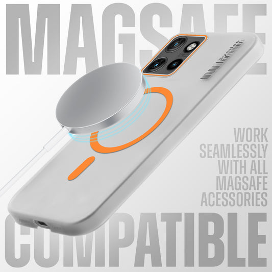 New Elegant Frosted Matte Slim Back With MagSafe Support Back Case For Motorola Edge 50 Neo 5G