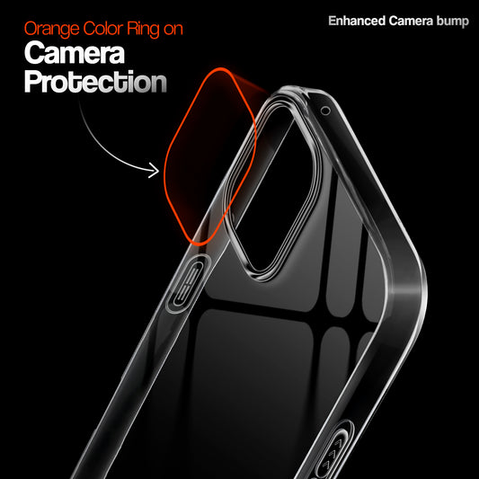 Crystal Clear Anti-Yellow Transparent Back Cover Case With Camera Ring Protection for Nothing Phone 2
