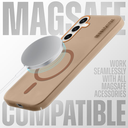 Colorful Frosted Matte MagSafe For Samsung S23 FE 5G