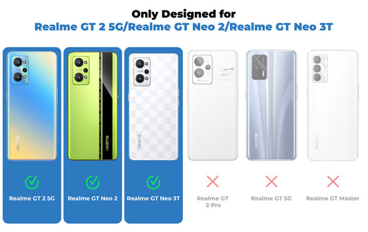 Crystal Clear Hard Back Anti-Yellowing Phone Case For Realme GT Neo 3T