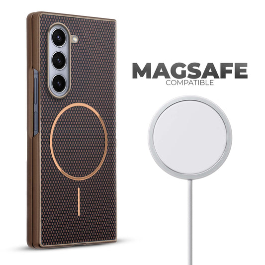Flexible TPU Back Cover for Samsung Z Fold 5 with MagSafe Support & Unique Printed Designs