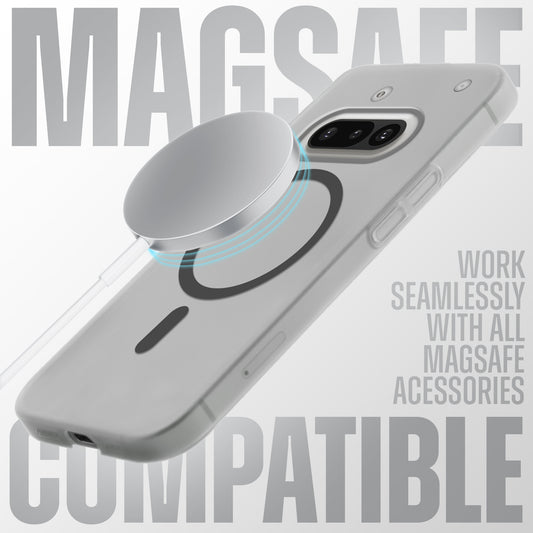 Sleek Frosted Matte Hard Case with MagSafe Support For Nothing Phone 3A 5G