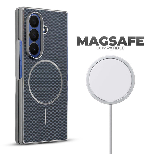 Flexible TPU Back Cover for Samsung Z Fold 7 with MagSafe Support & Unique Printed Designs