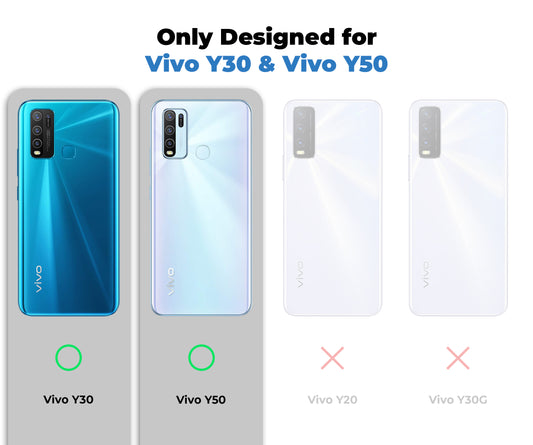 Premium Acrylic Transparent Back Cover for Vivo Y50