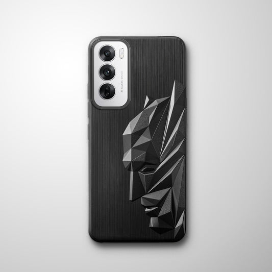 3D Design Soft Silicone Back Cover Oppo Reno 12 5G