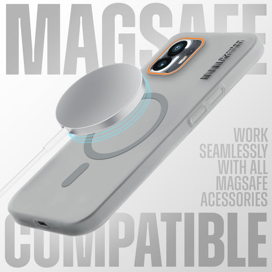 Elegant Colorful Frosted Matte Back With MagSafe Support Back Case For Nothing Phone 2