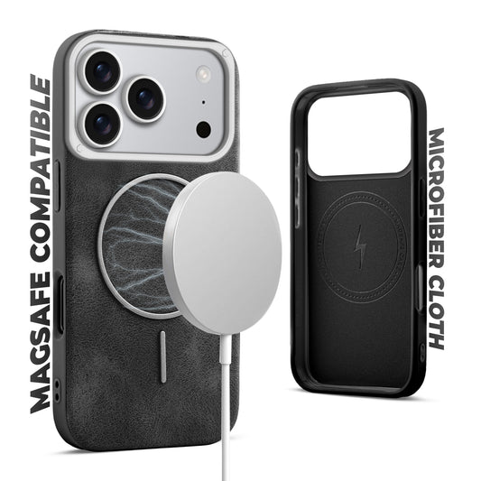 Elite PU Leather Case for Apple iPhone 17 Pro , Hard Shell with Soft Inner Fabric & MagSafe Support