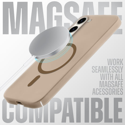 Sleek Frosted Matte Hard Case with MagSafe Support For Samsung S23 5G