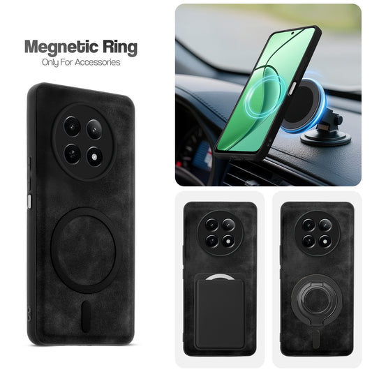 Cushion Grip Leather Case for Realme C65 5G