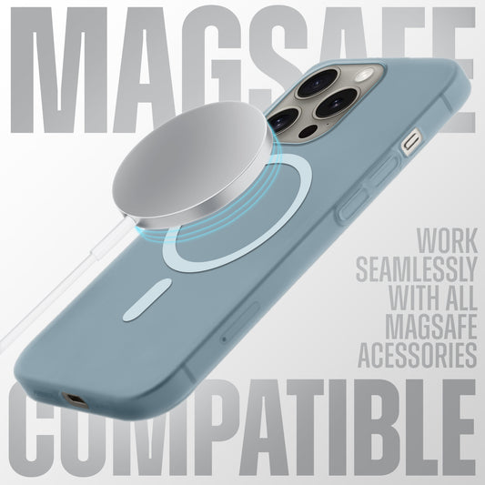 Slim Matte MagSafe Back Cover for Apple iPhone 13 Pro Max