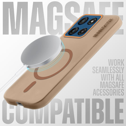 Colorful Frosted Matte MagSafe For Motorola Moto Edge 60 Stylus 5G