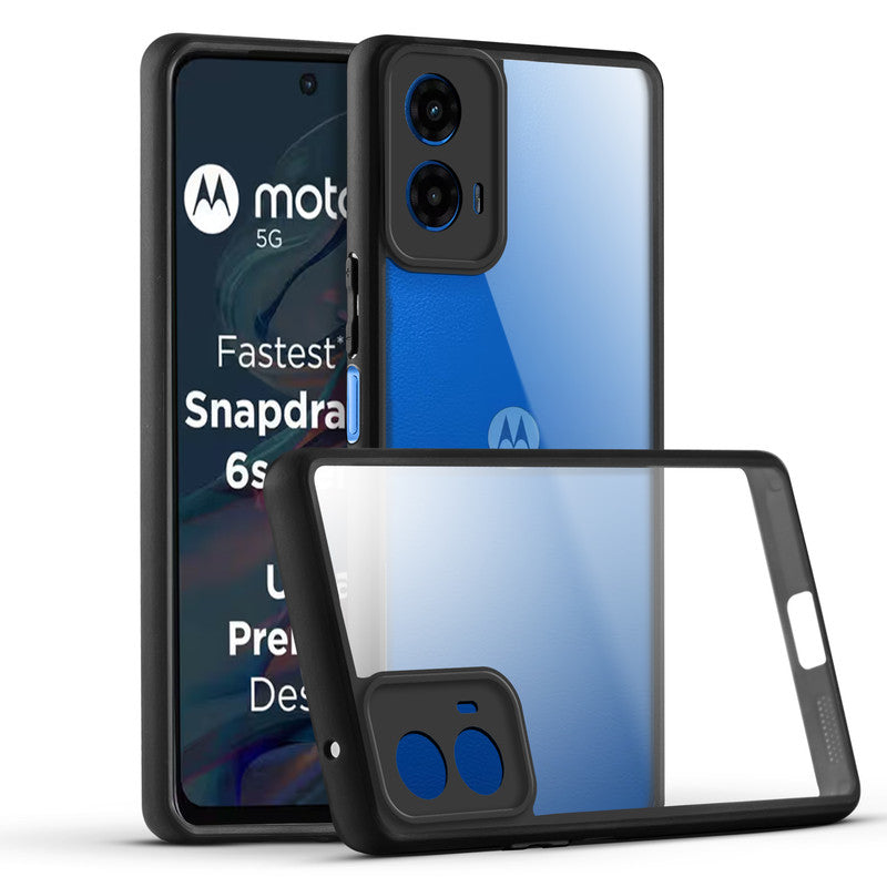 Soft Frame Clear Case For Motorola Moto G45 5G