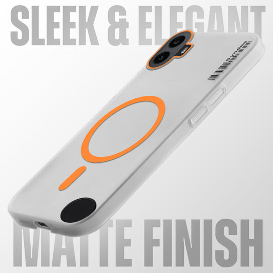 New Elegant Frosted Matte Slim Back With MagSafe Support Back Case For CMF By Nothing Phone 1