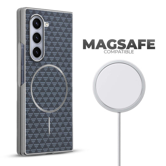 Flexible TPU Back Cover for Samsung Z Fold 5 with MagSafe Support & Unique Printed Designs