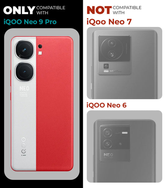 Premium Acrylic Transparent Back Cover for iQOO Neo 9 Pro 5G