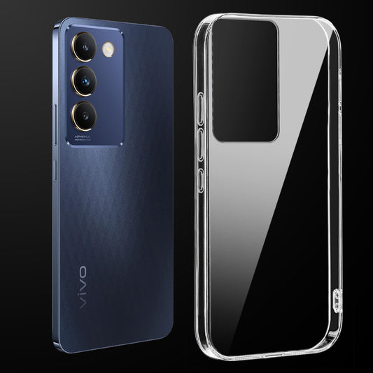 Crystal Clear Hard Anti-Yellow Transparent Back Cover Case For Vivo Y200e 5G