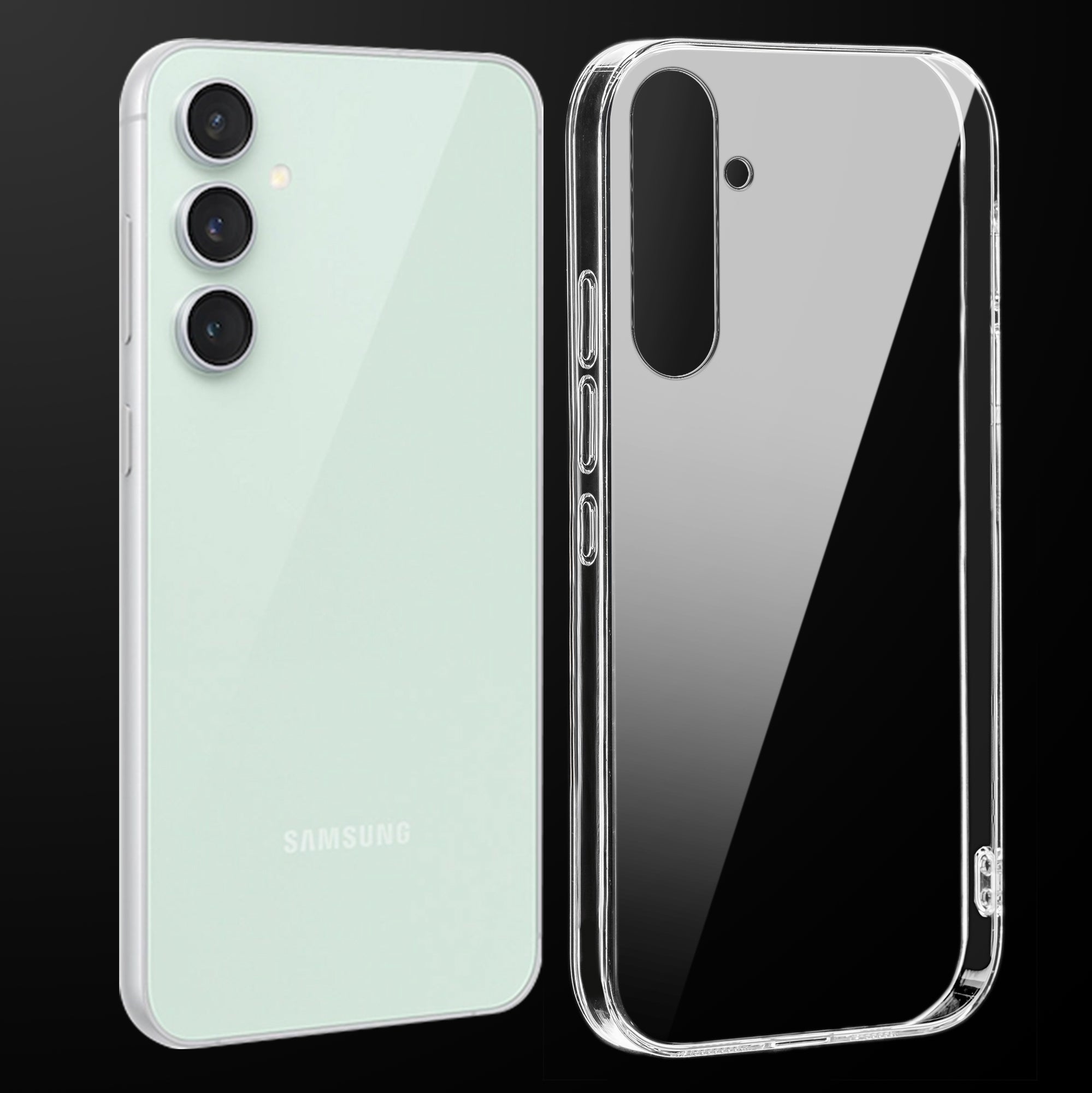 Crystal Clear Hard Back Anti-Yellowing Phone Case For Samsung S23 FE 5G