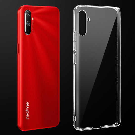 Crystal Clear Hard Anti-Yellow Transparent Back Cover Case For Realme C3