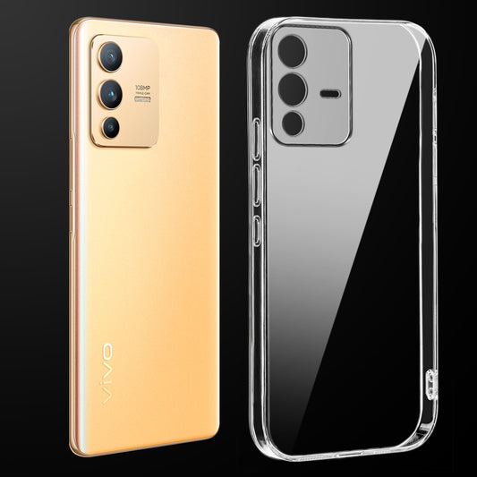 Crystal Clear Hard Anti-Yellow Transparent Back Cover Case For Vivo V23