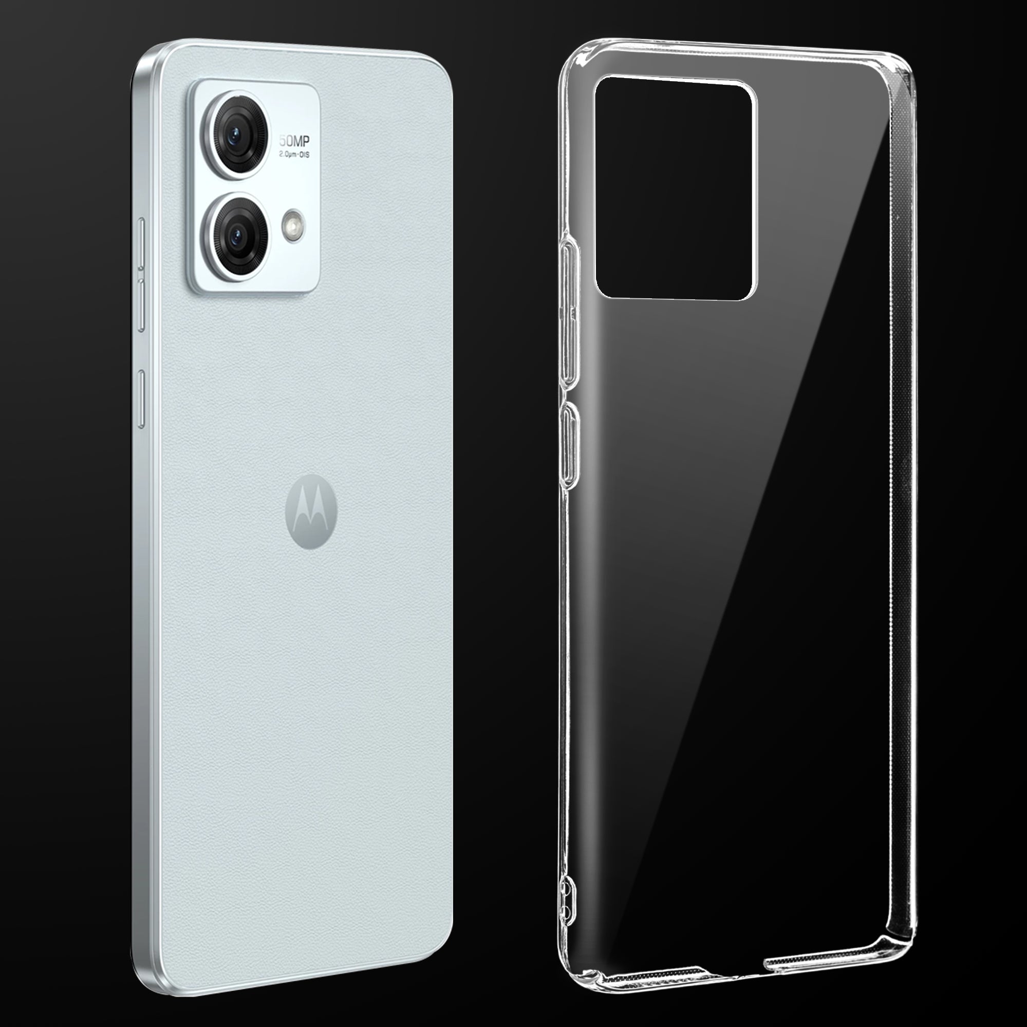Crystal Clear Hard Back Anti-Yellowing Phone Case For Motorola Moto G84 5G