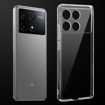 Crystal Clear Hard Back Anti-Yellowing Phone Case For Poco X6 Pro 5G