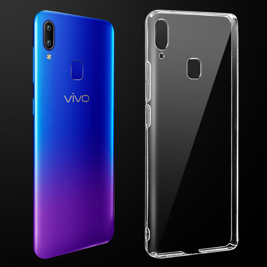 Crystal Clear Hard Anti-Yellow Transparent Back Cover Case For Vivo V9