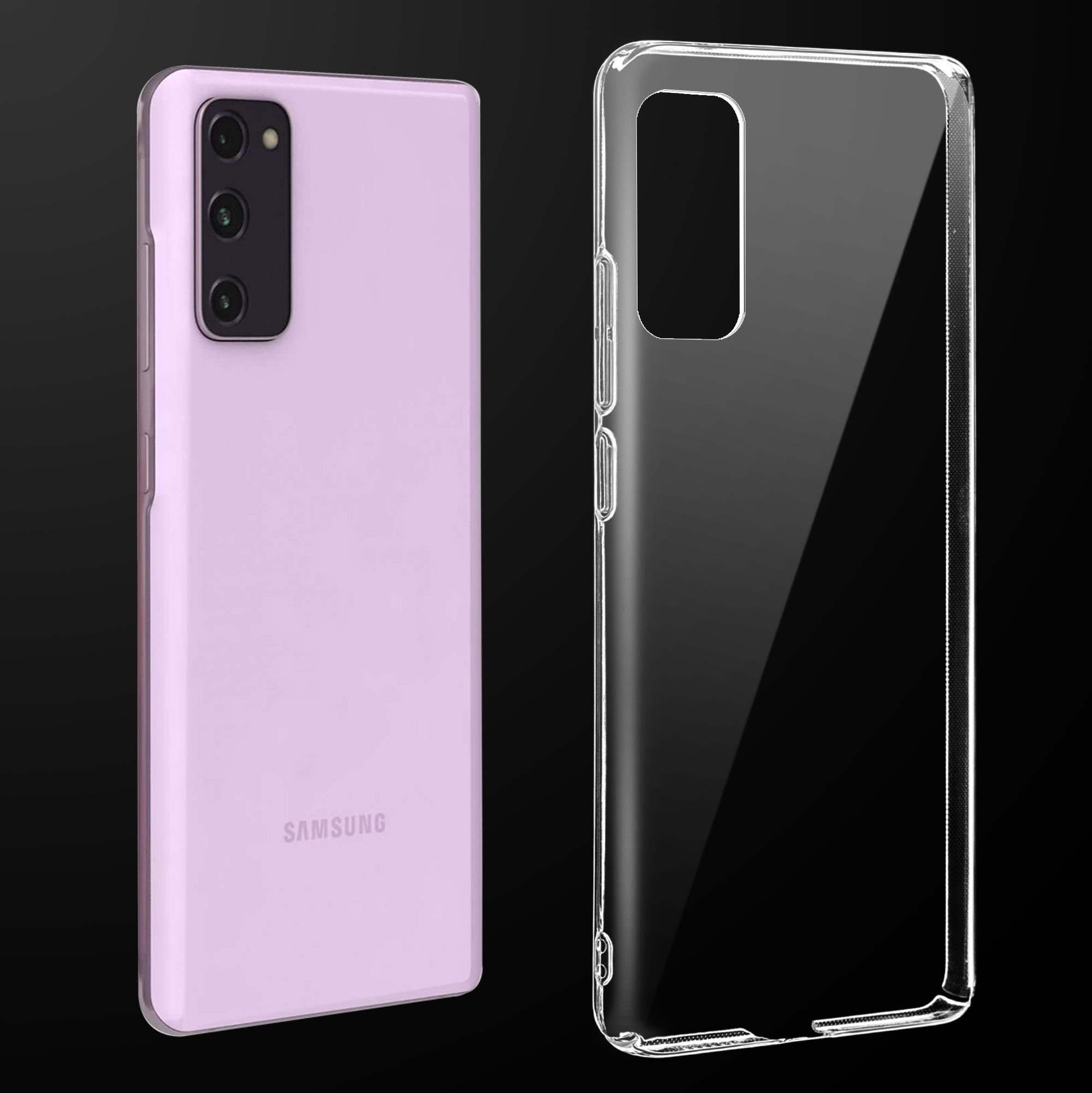 Crystal Clear Hard Back Anti-Yellowing Phone Case For Samsung S20 FE 5G