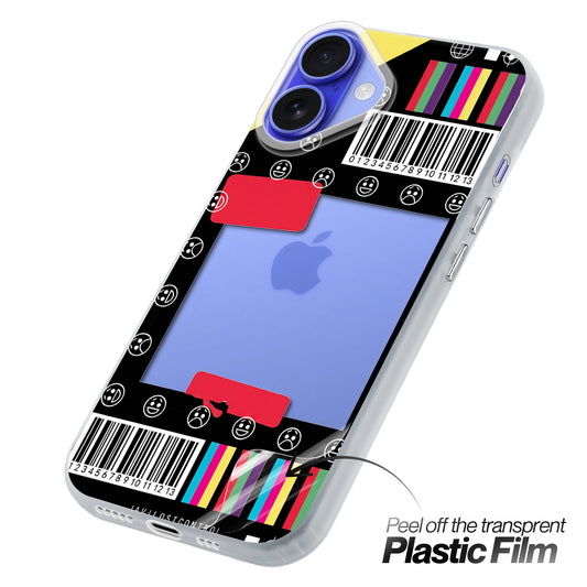 Designer Cover Case with Customizable Transparent Slot for Personalised Photos For Apple iPhone 16