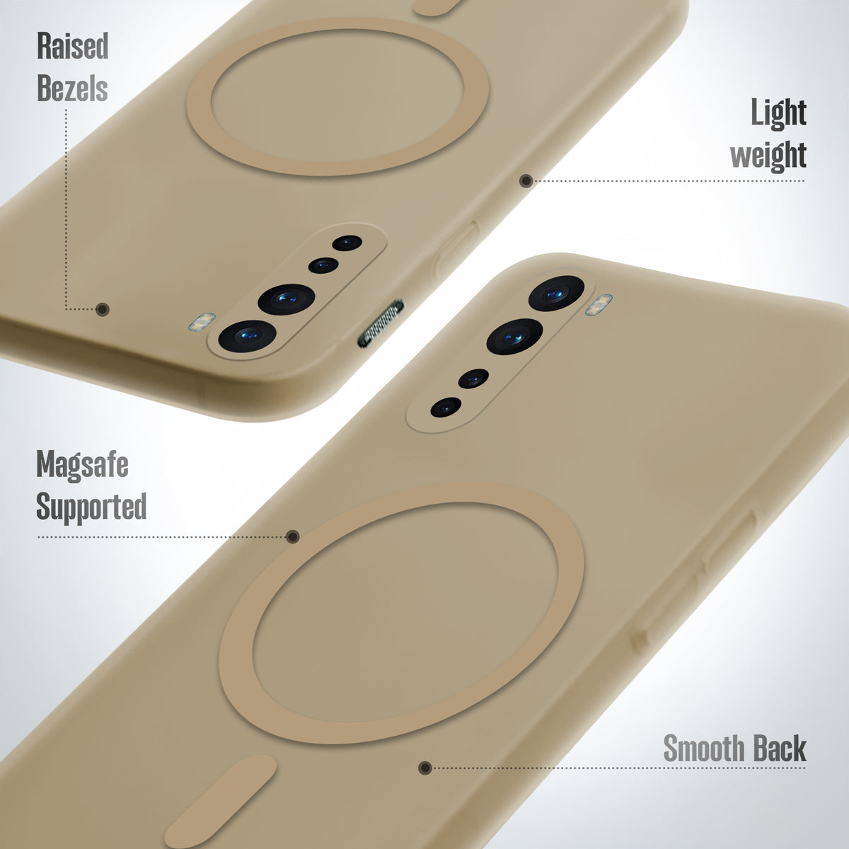 Frosted Slim Wireless Charging Support Case For OnePlus Nord